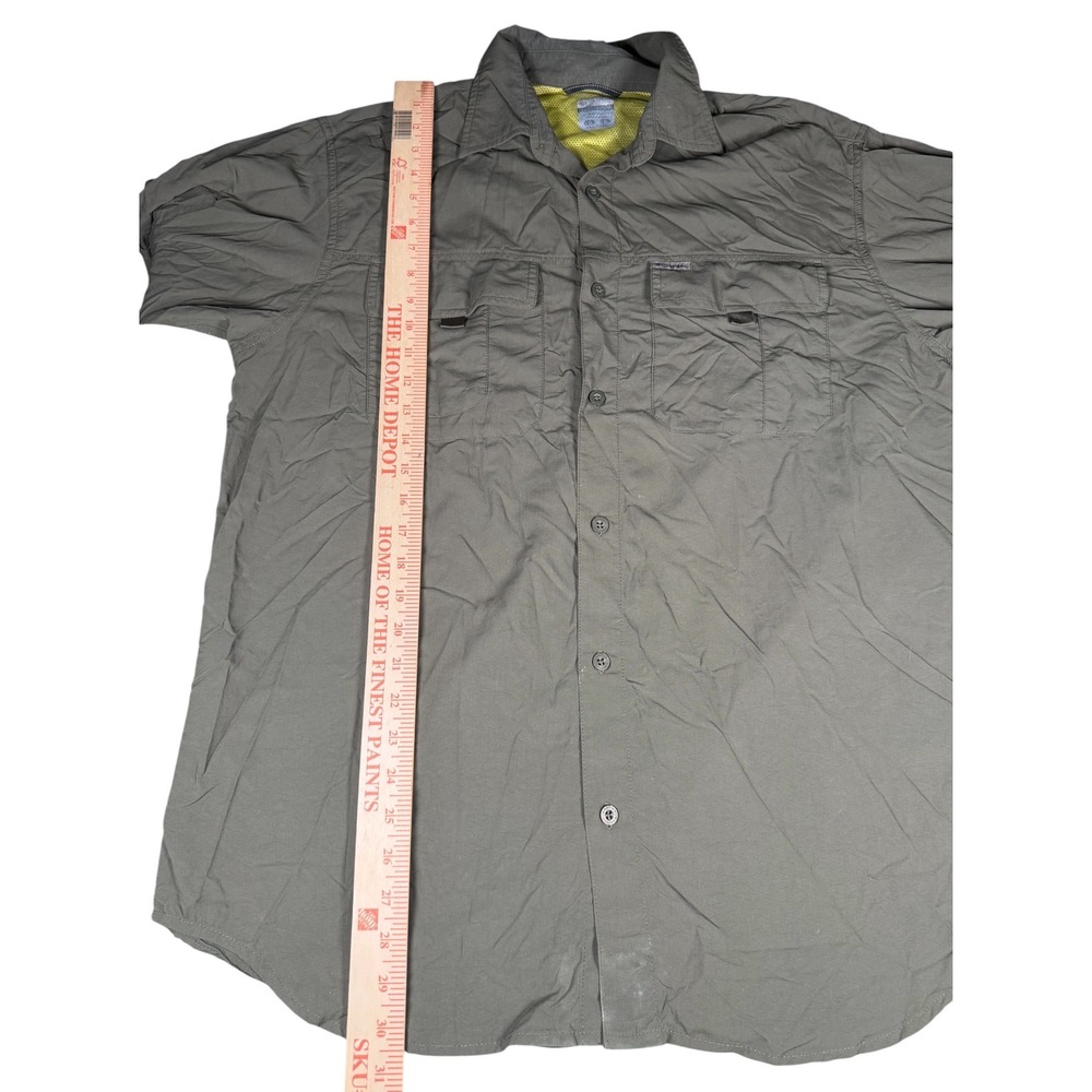 Columbia Omnishade Titanium Long Sleeve Button Up Shirt Men's Large Outdoors - Picture 8 of 8